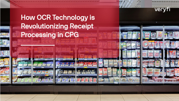How OCR Technology is Revolutionizing Receipt Processing in CPG