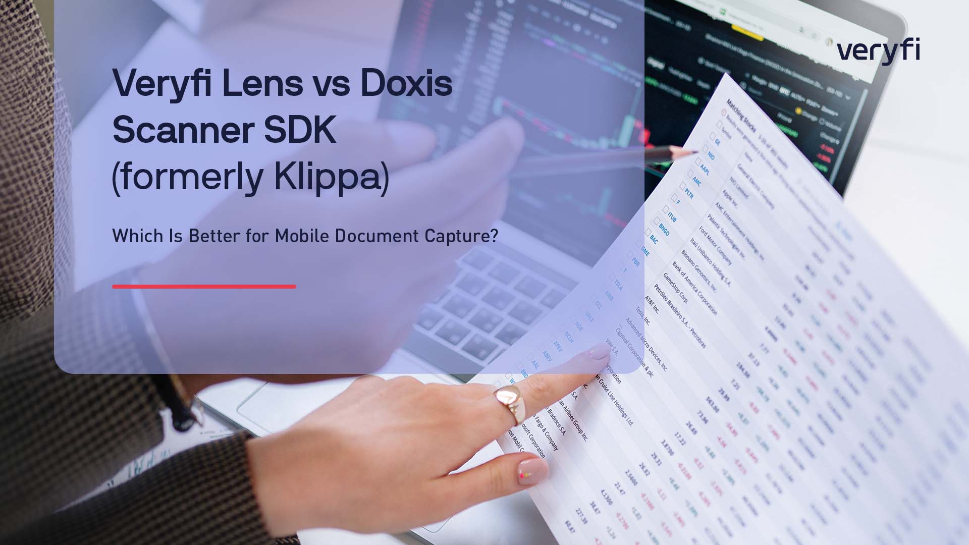 Veryfi lens vs doxis scanner