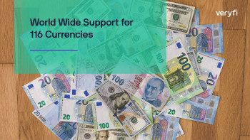 World Wide Support for 116 Currencies