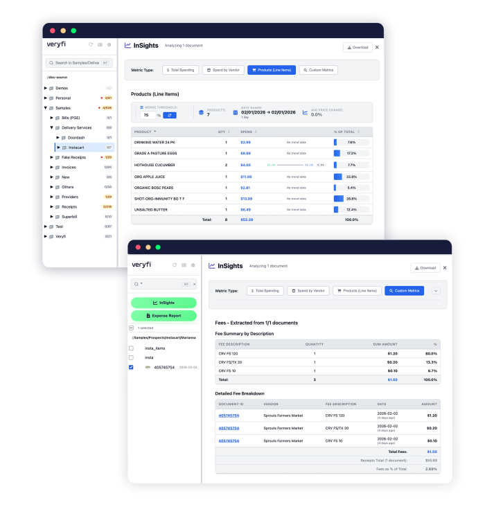 Instacart receipt analysis