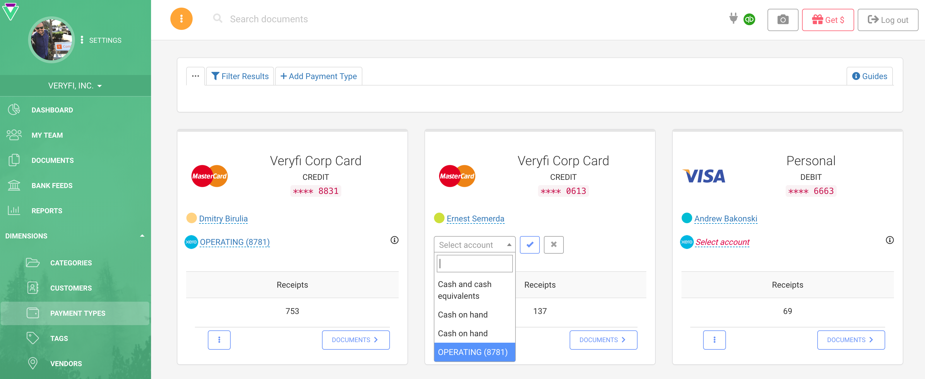 Purchase Accounts mapping