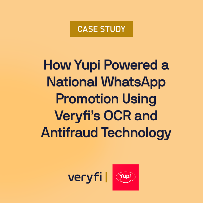 How Yupi Powered a National WhatsApp Promotion Using Veryfi’s OCR and Antifraud Technology