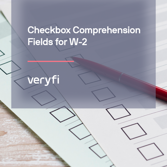 W-2 ► Checkbox Comprehension Fields