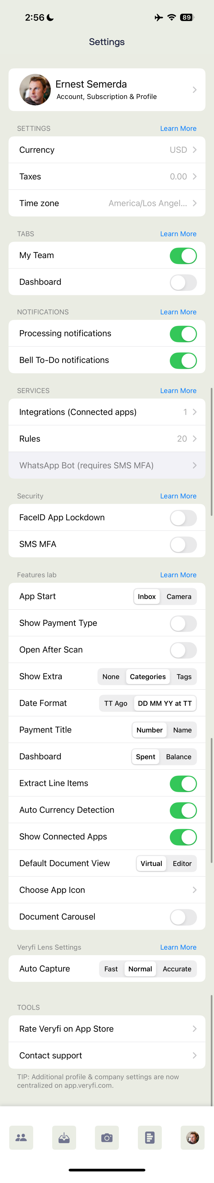 Veryfi Receipts OCR & Expenses App