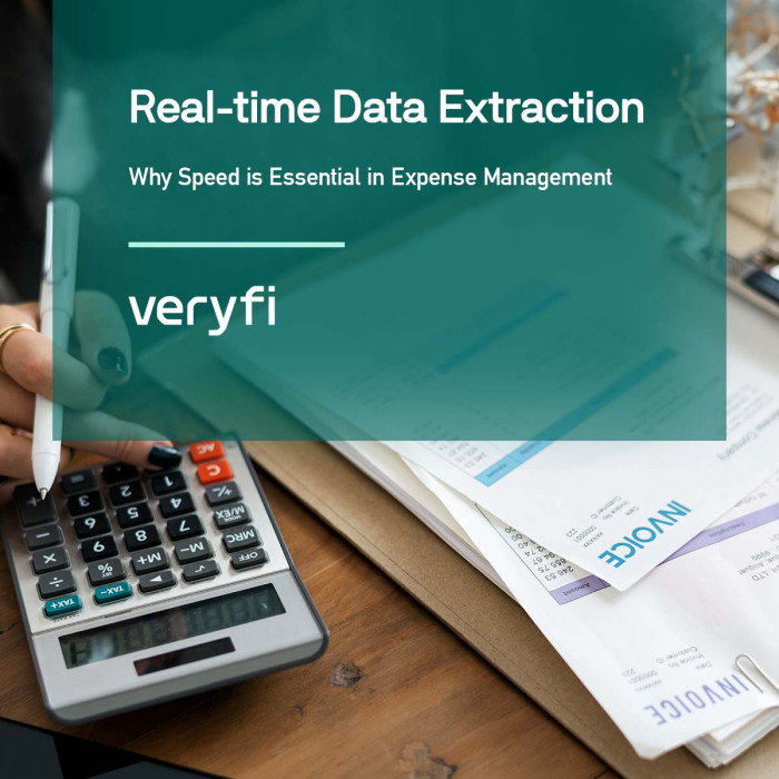 Real-time Data Extraction: Why Speed is Essential in Expense Management