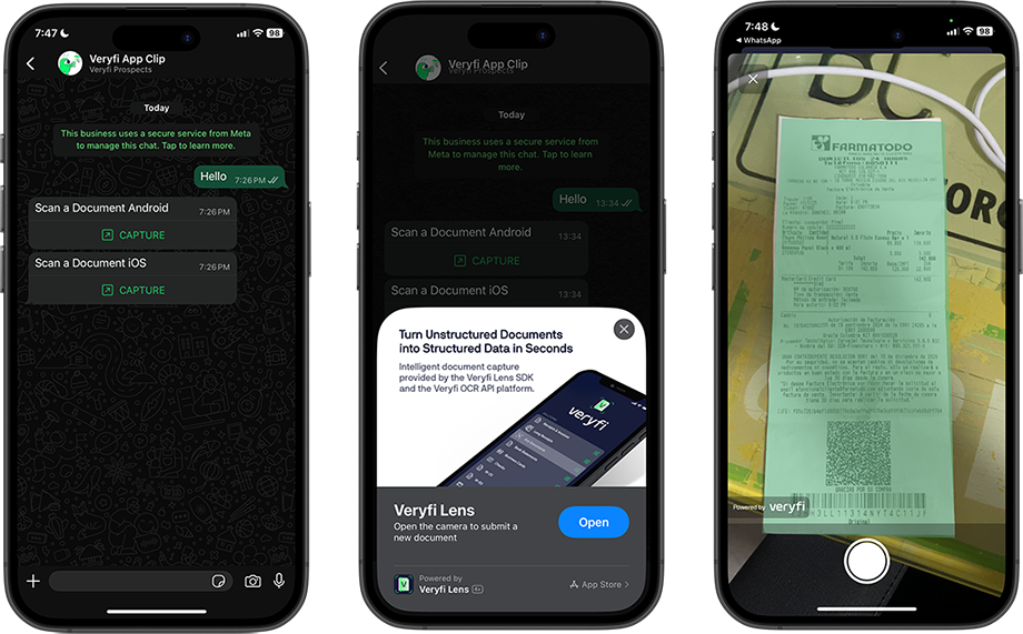 Lens for WhatsApp on iOS