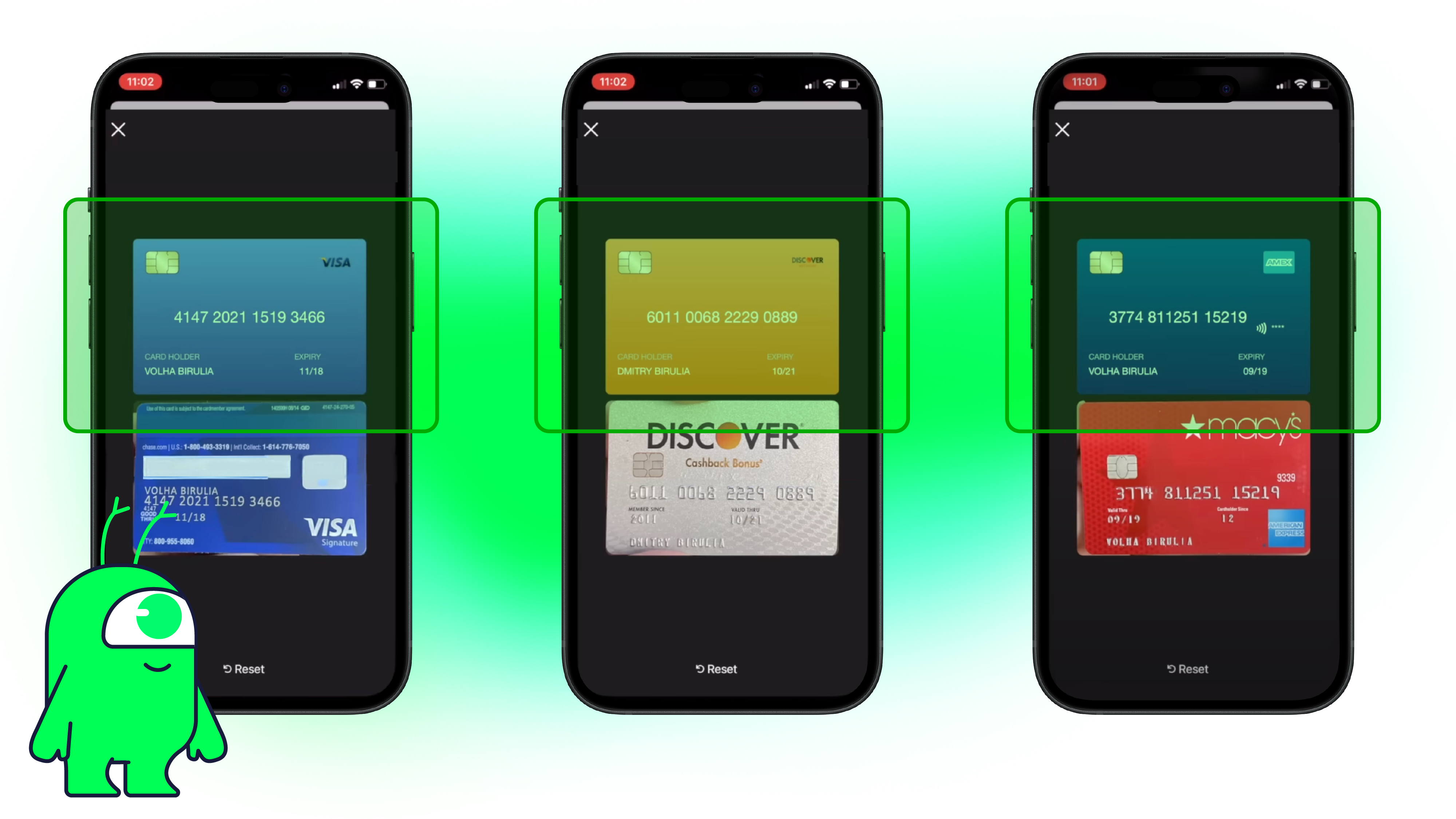 Credit Card Data Capture for your App