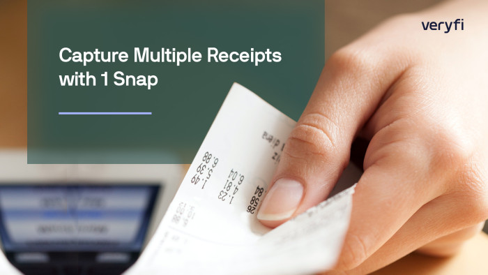 Capture Multiple Receipts with 1 Snap