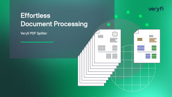 Effortless Document Processing using Veryfi PDF Splitter