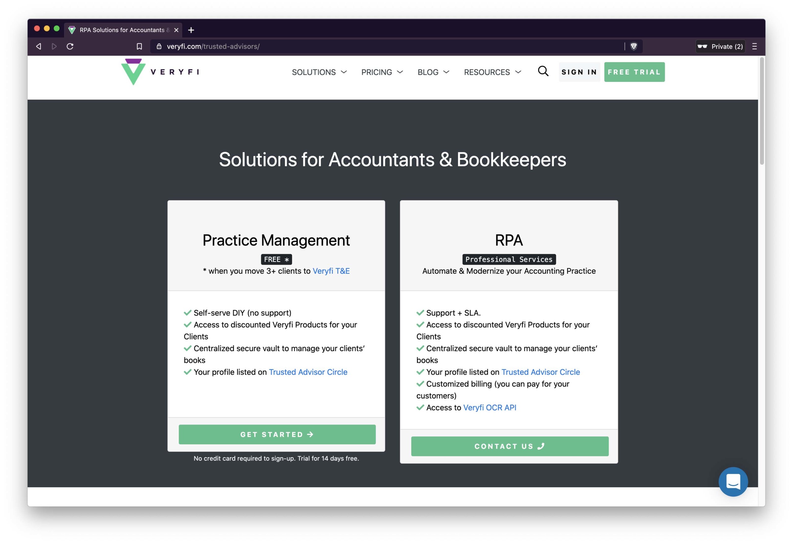 Solutions for Accountants & Bookkeepers