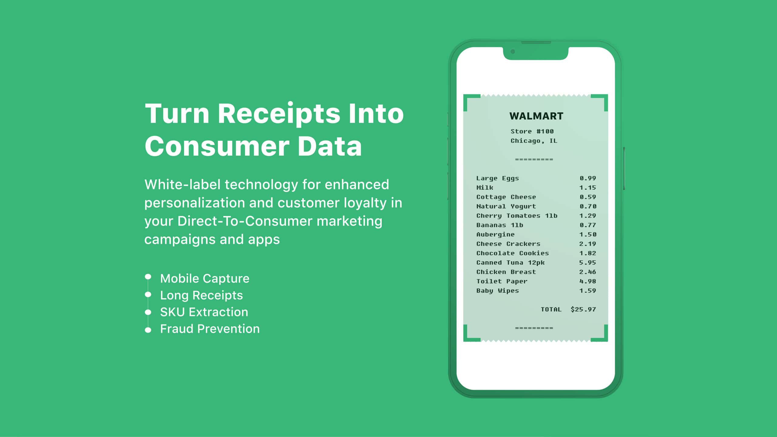 Turn Receipts into Consumer Data