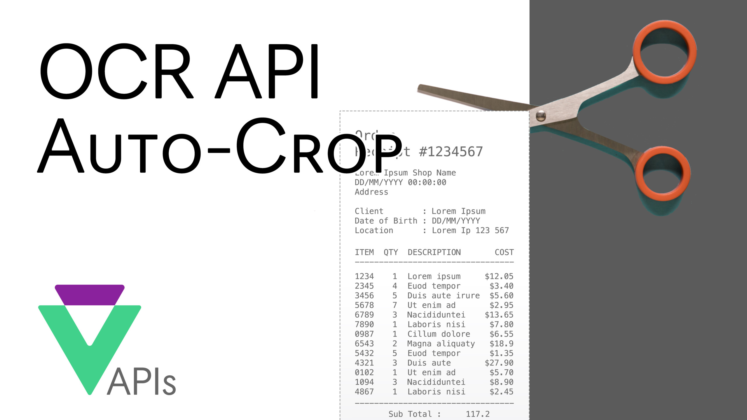 Auto-Crop Feature in Veryfi OCR API
