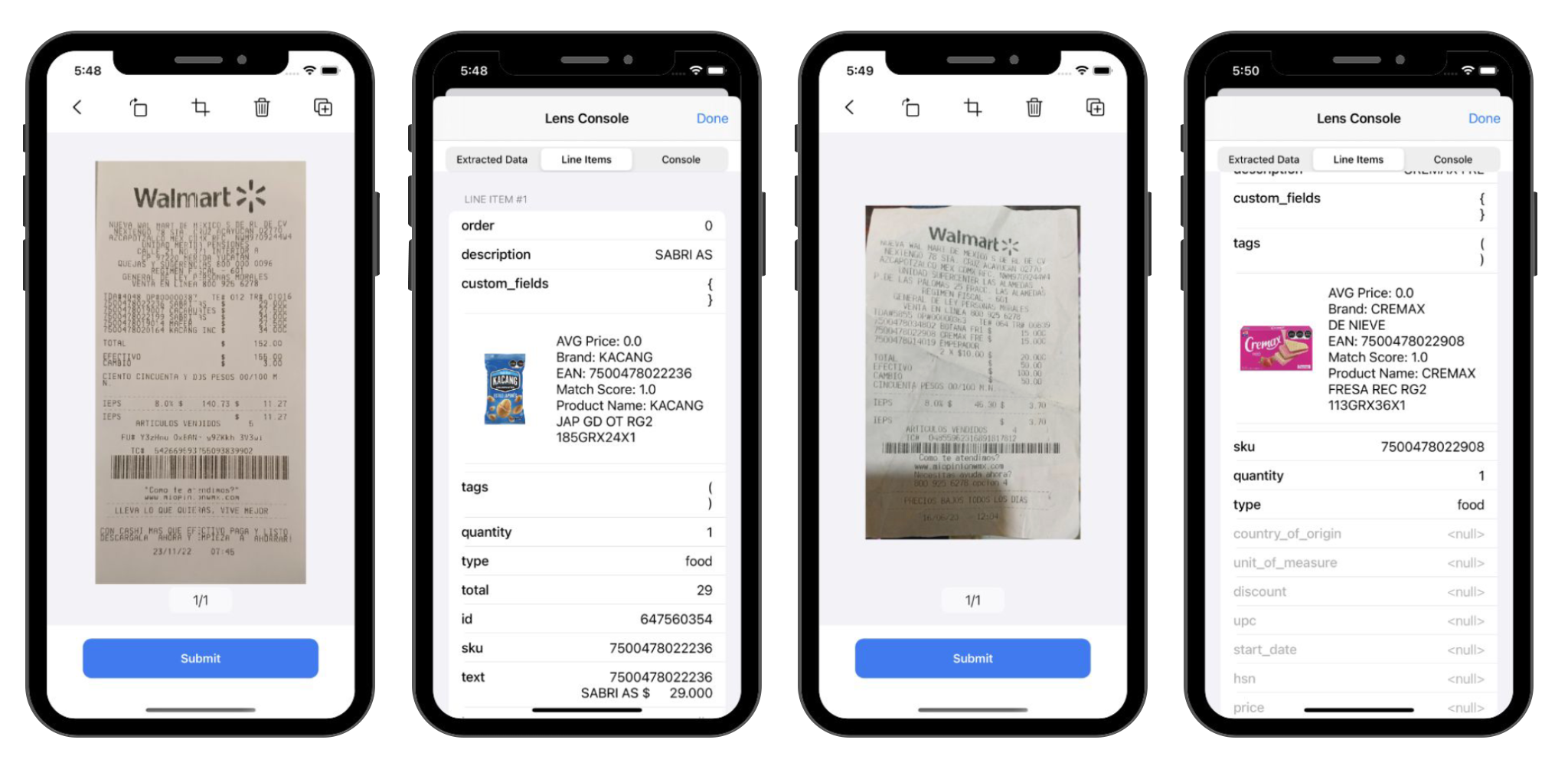 SKU line item product matching for CPG brands and Travel & Expense companies